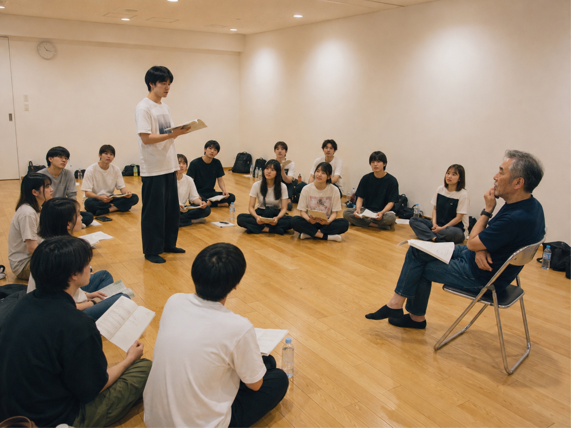 演技レッスンの様子